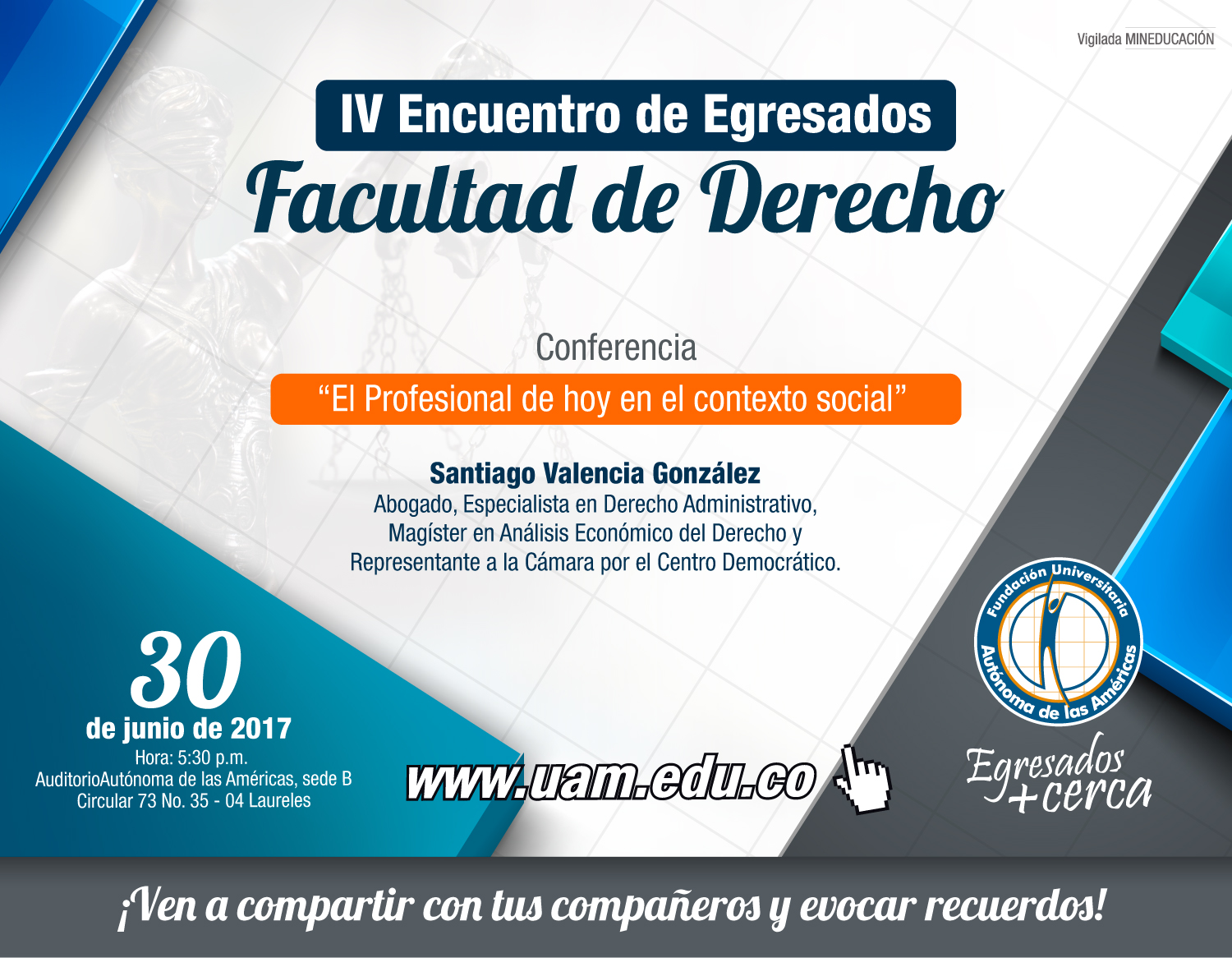 Invitación IV Encuentro De Egresados