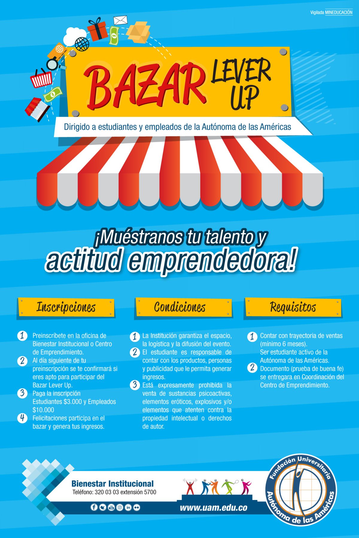 Bazar Institución Universitaria Visión de las Américas Pereira