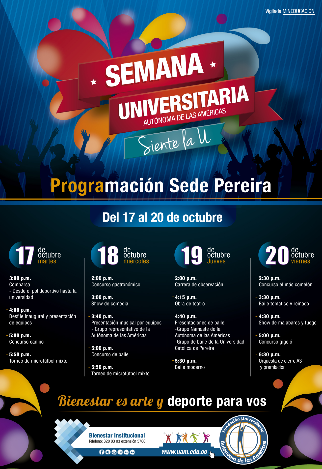 Semana Universitaria 2017 Programación Pereira Con Corrección