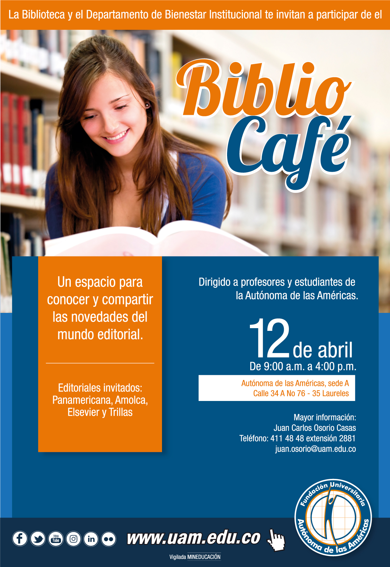 Bibliocafe Afiche