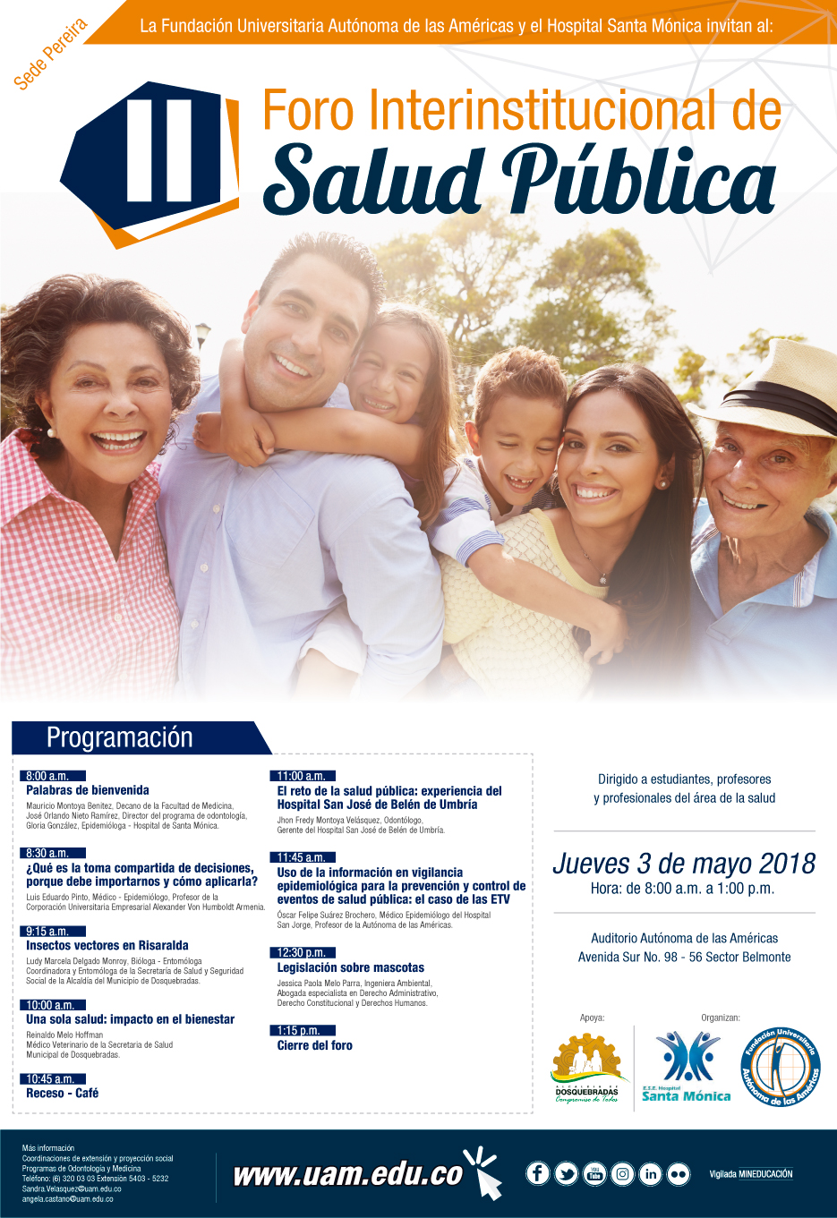 II Foro Interinstitucional Del Salud Publica Afiche