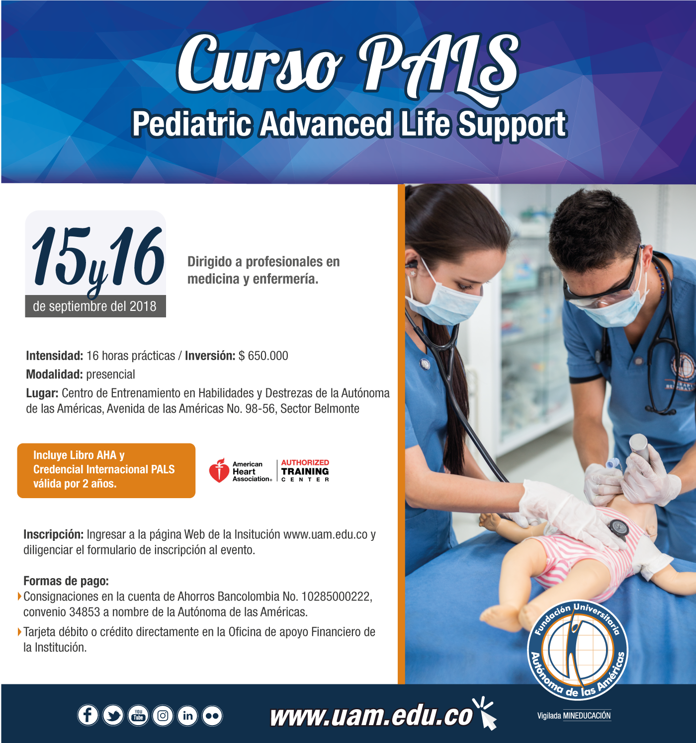Curso PALSPediatric Advanced Life Support