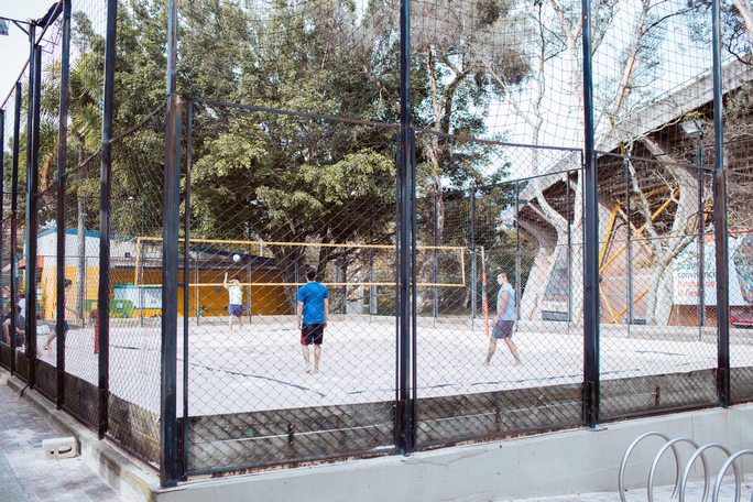 Cancha de Voley Playa Atanasio Girardot-3